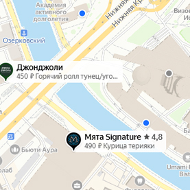 brands on map
