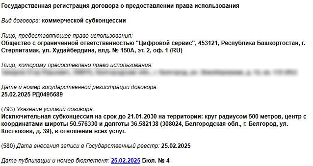 Франшиза Pedant закрепляет охранную зону в договоре
